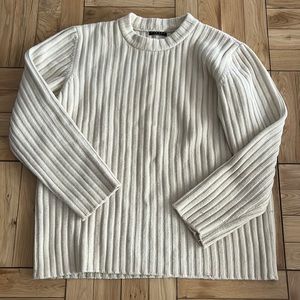 Vintage Sisley Wool Ribbed Sweater